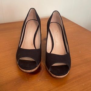 Kelly and Kate peep toed wedge heels.  Great condition. Size 8.